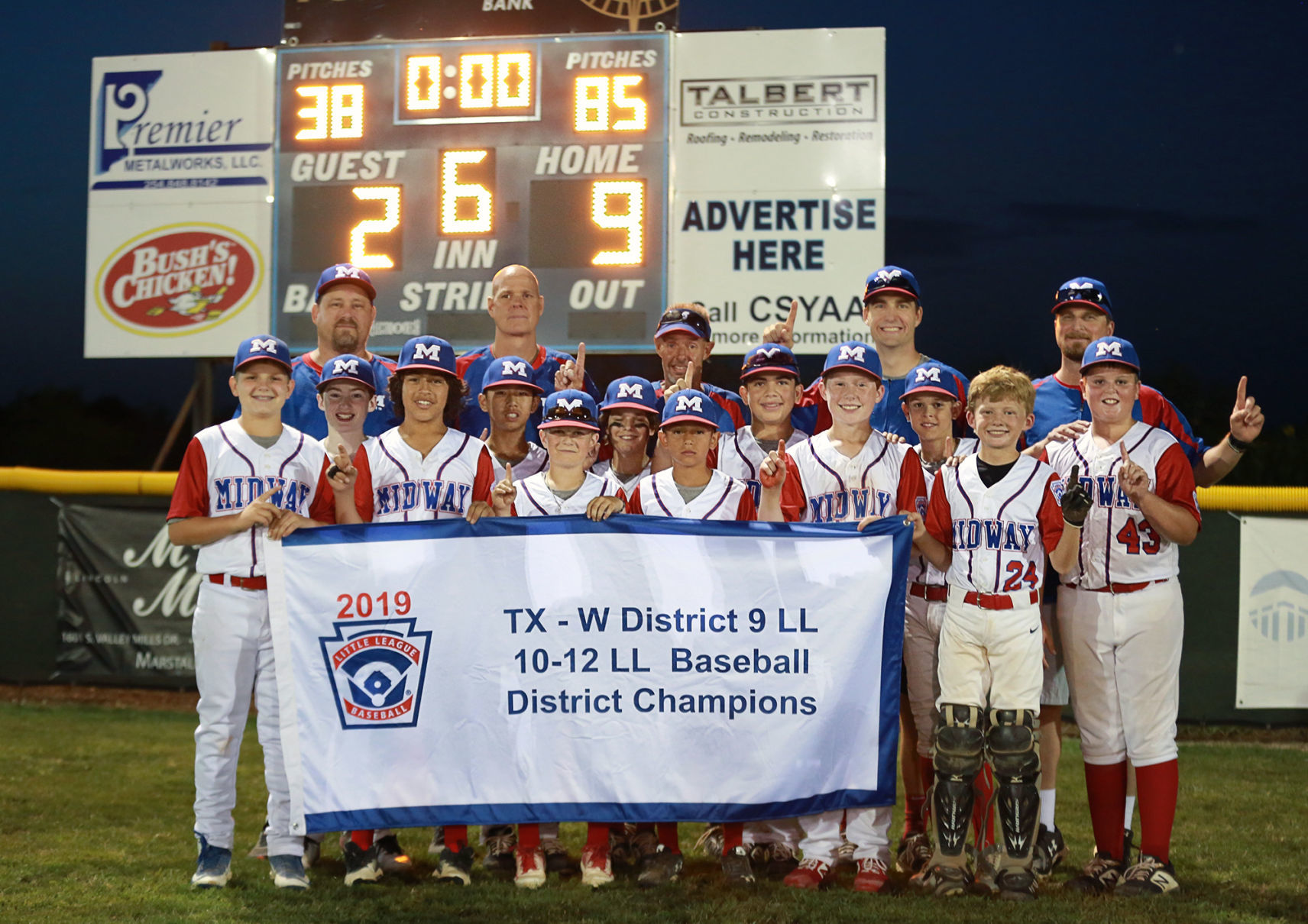 Midway little league baseball